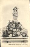 VINTAGE POSTCARD Montpellier Fountain of the Three Graces