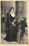 VINTAGE POSTCARD Montpellier Museum Mireille Folklore Costume Accordion