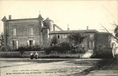 VINTAGE POSTCARD Puisseguin close St Emilion Castle De Puisseguin