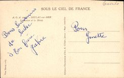 VINTAGE POSTCARD Soulac On Sea the Pontoon and Hotels