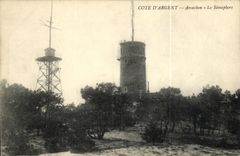 VINTAGE POSTCARD Arcachon the Semaphore Dimensions D Money