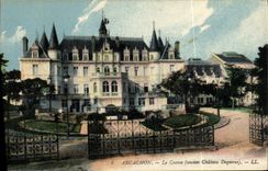 VINTAGE POSTCARD Arcachon Dimensions D Argent the Casino Old Deganne castle