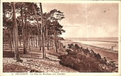 VINTAGE POSTCARD Arcachon the Dimension of Moulleau in Abatilles