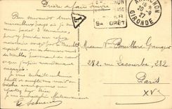 VINTAGE POSTCARD Dimension D Arcachon Money the Moorish Casino