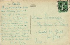 VINTAGE POSTCARD Dimension D Arcachon Money the Beach and Piers