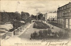 CPA Bordeaux La Terrasse du Jardin Public
