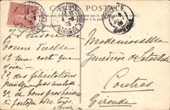 CPA Bordeaux La Terrasse du Jardin Public