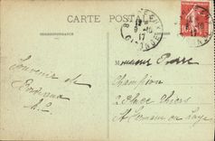 CPA Bordeaux Place et Porte de Bourgogne et Fleche Saint Michel