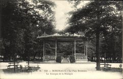 CPA Bordeaux Le Parc Bordelais Le kiosque de la musique
