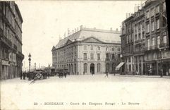 CPA Bordeaux Cours du Chapeau Rouge La Bourse