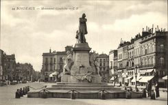 CPA Bordeaux Mouument Gambella