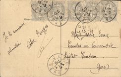 VINTAGE POSTCARD Jegun the Convent