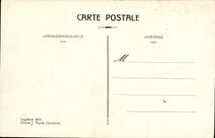 POSTAL Mauvezin de la VENDIMIA el viejo mercado