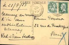 Claustro de Toulouse de la POSTAL de la VENDIMIA pequeno del museo de Augustins