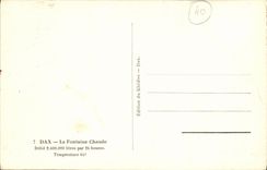 Fuente caliente de Toulouse de la POSTAL de la VENDIMIA