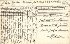 VINTAGE POSTCARD Feyzin the Castle of Begude