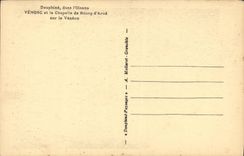 VINTAGE POSTCARD Venosc and the Vault of Borough D Arud on Veneon
