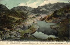 VINTAGE POSTCARD the Dauphine Climbing of Belledonne Longet Lozieres and the large Lance
