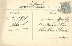 VINTAGE POSTCARD Dauphine Caves of Balme Left the Caves