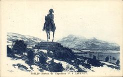 VINTAGE POSTCARD Laffrey Rules of Napoleon 1st