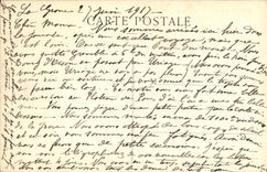 VINTAGE POSTCARD Dauphine Low register the Glacier of the Mount of Lans and the Peak of Seen Plate of Paris