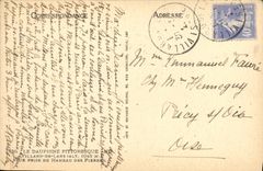 VINTAGE POSTCARD Villard de Lans Seen from of the Hamlet of the Stones