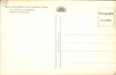 VINTAGE POSTCARD Villard de Lans the Valley of Bourne Entered of the Falls