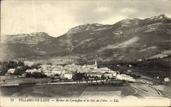 VINTAGE POSTCARD Villard de Lans Rock of Cornafion and the collar of L Arc