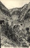 VINTAGE POSTCARD De Villard de Lans has Bridge in Royans Gorges of Bourne