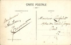 VINTAGE POSTCARD Allevard Les Bains the Tower of the Winch and the Villa dependence