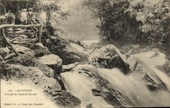 VINTAGE POSTCARD Allevard Cascades of the End of the World