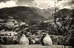 MODERN CARD Allevard les Bains View at the bottom the Collet and the Large Mass grave