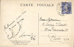 VINTAGE POSTCARD Road Great Narrow parts and Valley D Echevis