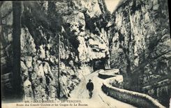 VINTAGE POSTCARD Dauphine Vercors Road of the Great Narrow parts and Falls of Bourne