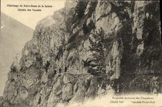 VINTAGE POSTCARD Pilgrimage of Notre Dame of Salette Way of the Tunnels