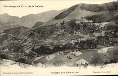 VINTAGE POSTCARD Pilgrimage of NR D of Salette Village of Ablandins