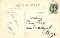 VINTAGE POSTCARD Surroundings of Grenoble Sassenage the blue Pit