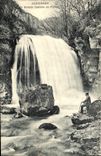 VINTAGE POSTCARD Sassenage the Large Cascade of Furon