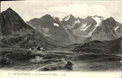 VINTAGE POSTCARD Dauphine Lautaret and Meige