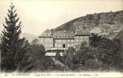 VINTAGE POSTCARD the Dauphine League of Walls La Motte les Bains the Castle