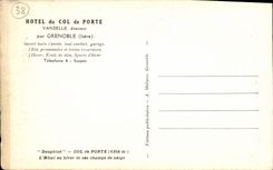 Hotel de la POSTAL de la VENDIMIA del collar de dirigir la puerta de Vandelle por Grenoble