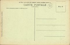 POSTAL Grenoble de la VENDIMIA la cripta de St Laurent el monumento religioso mas viejo de Francia