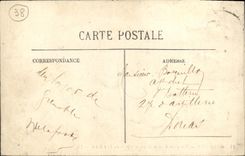 VINTAGE POSTCARD Grenoble View and Moucherotte taken of the Strong Plane