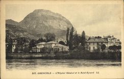 POSTAL Grenoble L Hospital General y el Eynard de la VENDIMIA Saint