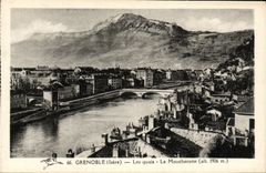 Muelles Moucherotte de Grenoble de la POSTAL de la VENDIMIA