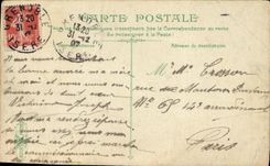 POSTAL de la VENDIMIA un pensamiento de las flores de Grenoble