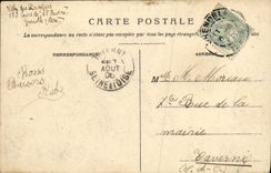 POSTAL Grenoble de la VENDIMIA la taza y el L el verde