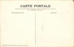 VINTAGE POSTCARD Grenoble Panorama of the Mug and the Alpine range