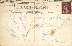 Opinion Sainte Marie D de Dauphine Grenoble de la POSTAL de la VENDIMIA en tapa y las montanas