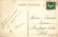 Camino de Dauphine de la POSTAL de la VENDIMIA de L chartreuse grande incorporado de servicios la caida de Guiers